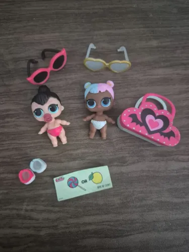 Bonecas LOL Surprise LIL SISTERS - Lil Sugar e Lil Spice
