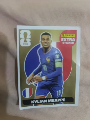 Figurinha copa do mundo 2026 Gold do kylian Mbappe!!