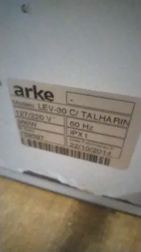 Arke máquina massa pastel macarrão talharin