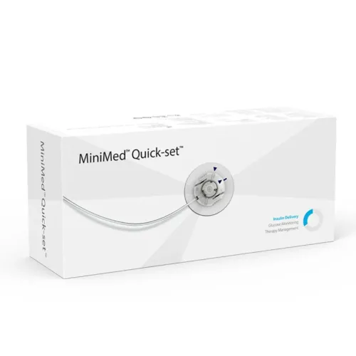 Cateter Medtronic MinimMed Quick-set MMT-397A Cânula de 9mm X 60cm 10 unidades