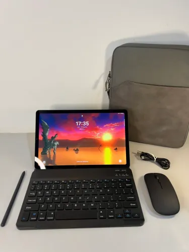 Tablet Samsung tab S6 Lite 64GB, 4GB RAM + acessórios (kit notebook + case acolchoada)