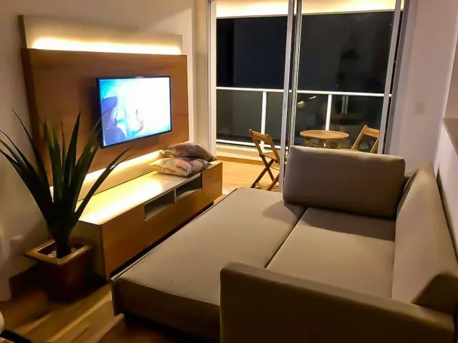 ALUGAR APARTAMENTO MOBILIADO NA BELA VISTA COM VAGA DE GARAGEM E LAZER