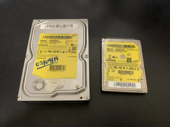 HDs Samsung 320GB (Usados e Funcionando)