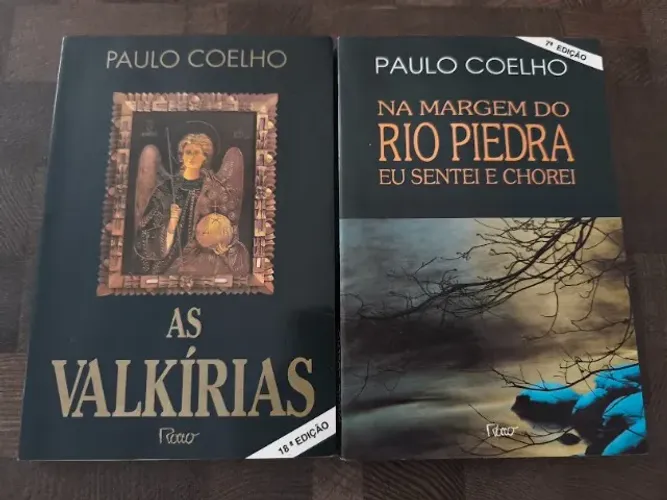 KIt 2 Livros de Paulo Coelho - As Valkirias e Na Margem do Rio Piedra Eu sentei e Chorei