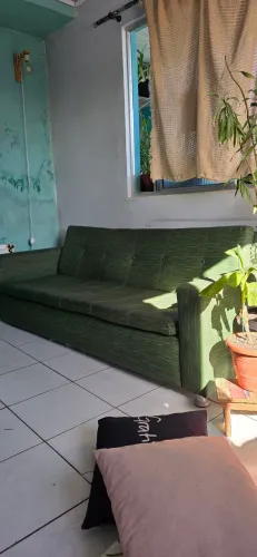 Sofá 3 Lugares Estrutura Firme - Ideal para Reforma