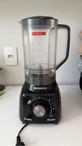 VENDO: Liquidificador Mondial Turbo Power L-99 FB Copo San Cristal 3 Velocidades