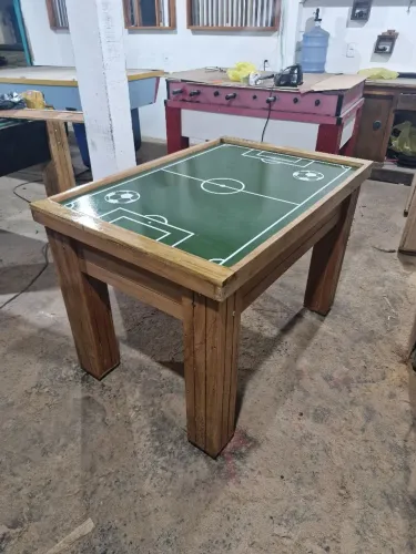 Novidade mesa de futebol de botão para tirar os seus filhos do celular.