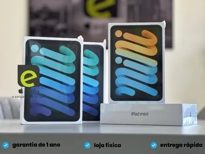 iPad Mini 7 128GB Wi-Fi - Novo - Loja Física