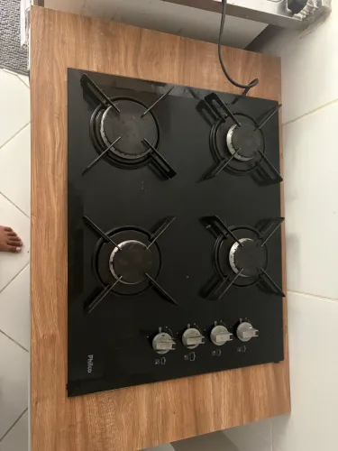 Cooktop 4 Bocas Philco + Balcão Bartira com 2 Gavetas | Combo Completo por R$ 620