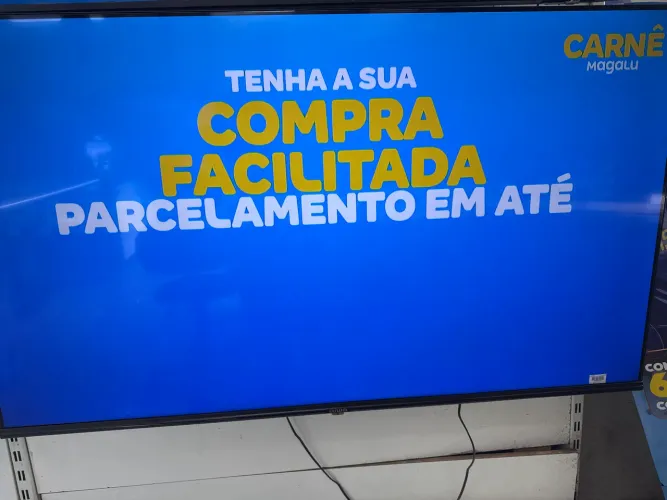 Tv 55 com garantia de 1 ano marca aiwa não tem os pés
