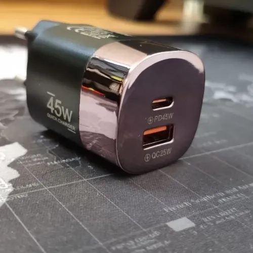 Carregador Turbo 45W Elough com Carga Rápida Quick Charge Alta Potência