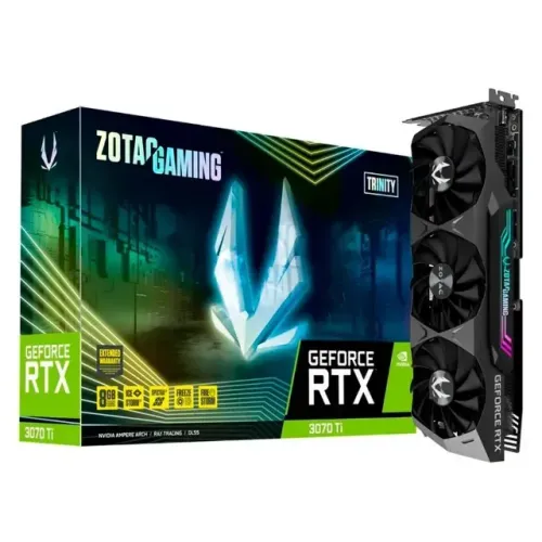 Placa de Vídeo RTX 3070 Ti Trinity Zotac NVIDIA GeForce, 8GB SemiNova