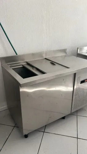 Balcões refrigerados inox