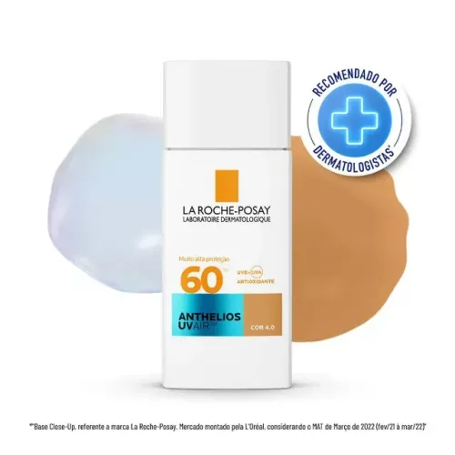 Protetor Solar Facial La Roche-Posay Anthelios FPS 60 Cor 4.0 Proteção Morena 45ml(NOVO)