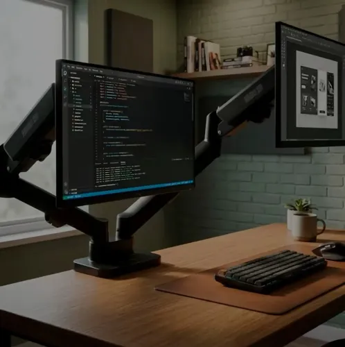 Vendo braço mecânico articulado para 2 monitores zinnia nimbo 210