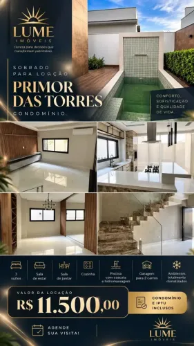 SOBRADO PARA LOCAÇÃO | CONDOMÍNIO PRIMOR DAS TORRES
