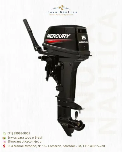 Motor de Popa Mercury 15 HP Super 2T 