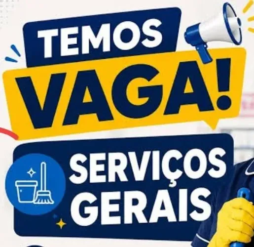Temos vaga para serviço gerais e cozinheiro.. 