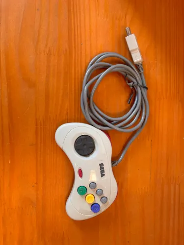 Controle Sega Saturno branco original