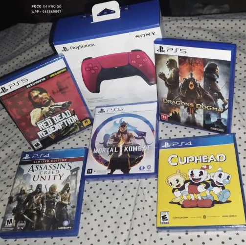 Vendo e Troco Jogos de PS4/PS5 e Controle de PS5 Original Lacrado (Leia o Anúncio)