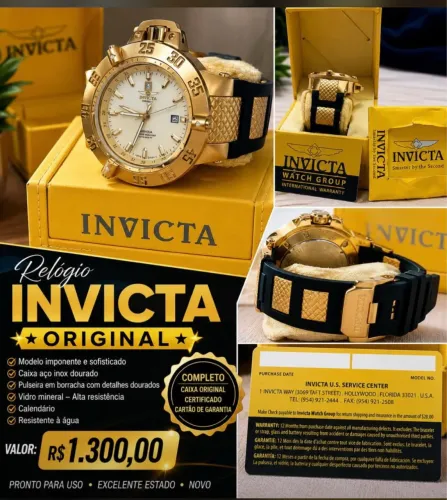 Relógio invicta original