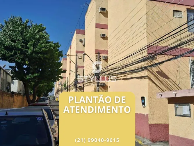 Apartamento Vazio com Vaga no Parqueamento e Portaria no Méier! M49D