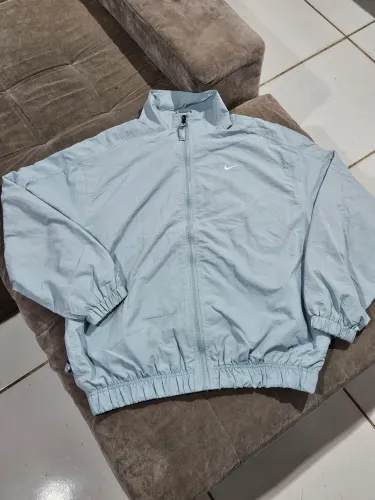 Jaqueta nike lab azul bebê tamanho g