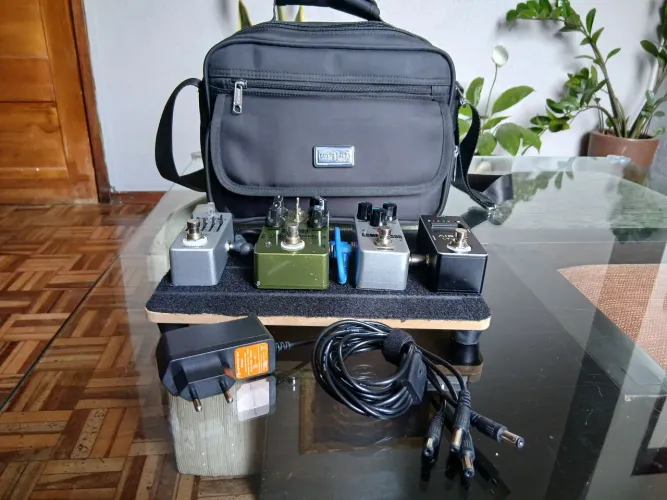 Pedal board completo para baixo reduzido
