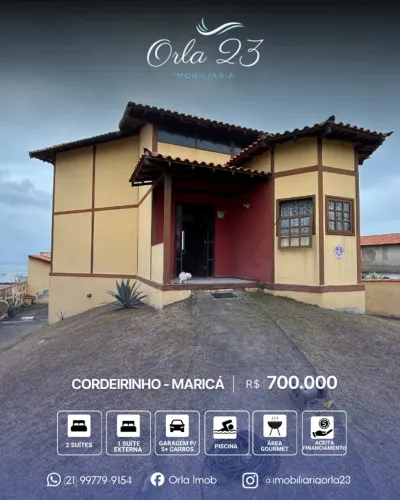 GUARATIBA, ORLA 23 IMOBILIÁRIA VENDE! Espetacular casa triplex porteira fechada!