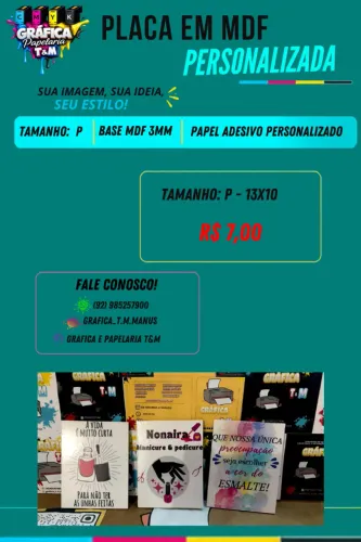 Quadro em MDF personalizado