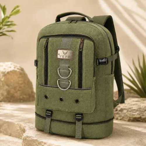 Mochila Expansivel Lona