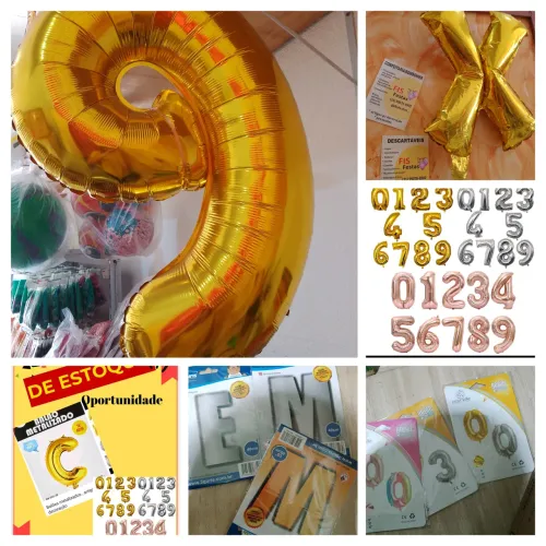 Encerramento de loja/ OPORTUNIDADE::Kit com 413 peças Artigos para decoração de FESTAS 