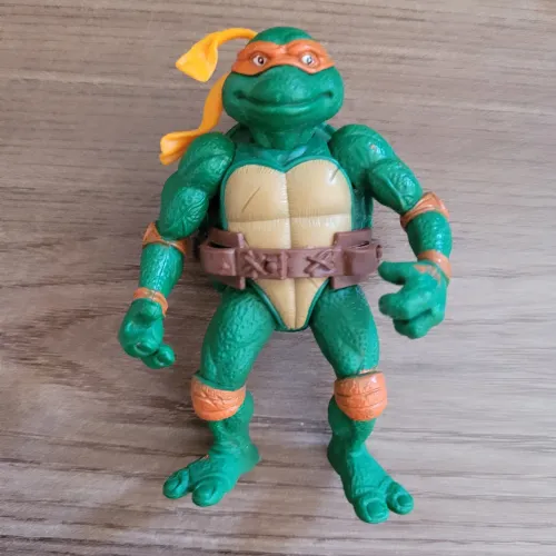 Boneco Michelangelo de As Tartarugas Ninja/Teenage Mutant Ninja Turtles - Playmates - 1992