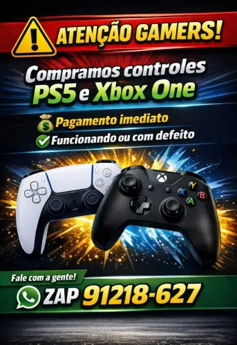 Controles ps5 ou Xbox one 