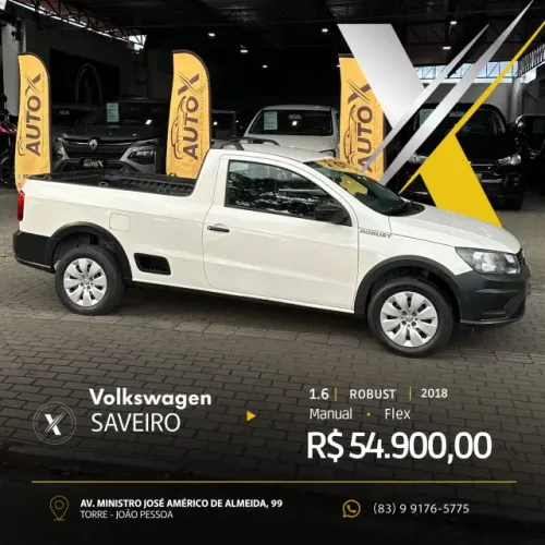 Volkswagen Saveiro Robust 1.6 Total Flex 8V 2018