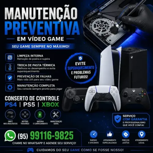 Manutençao Preventiva em Video Games