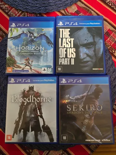 Lote de jogos de ps4