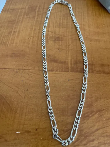 Cordão prata 55g 60cm