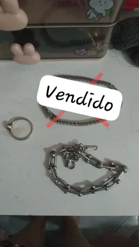 1 anel e pulseira