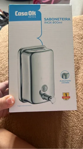 Saboneteira inox 800ml