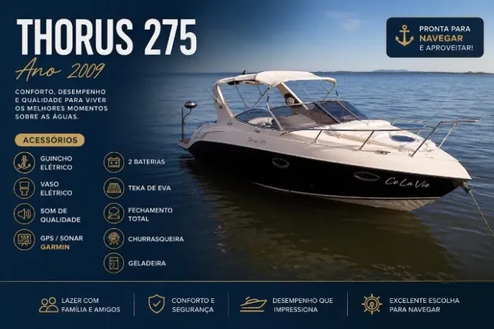 Lancha Thorus 275 