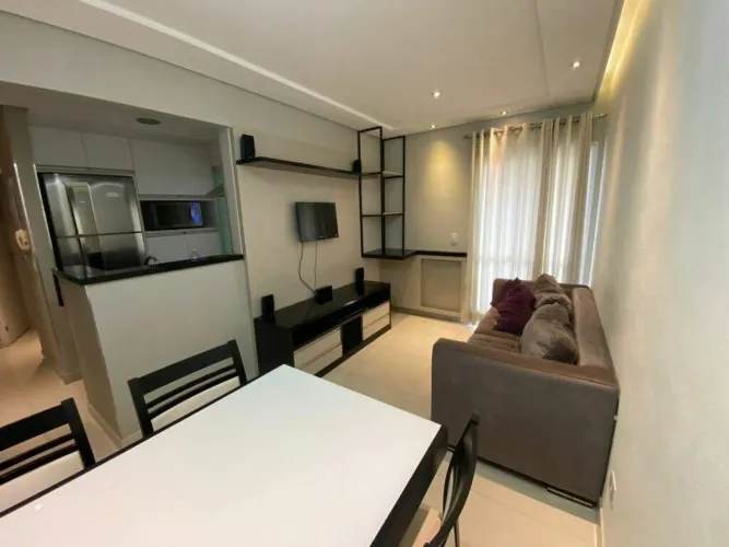 Apartamento Mobiliado para Locação com 2 Dormitórios, Sacada e Lazer Completo Baeta Neves