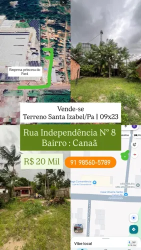 TERRENO EM SANTA IZABEL