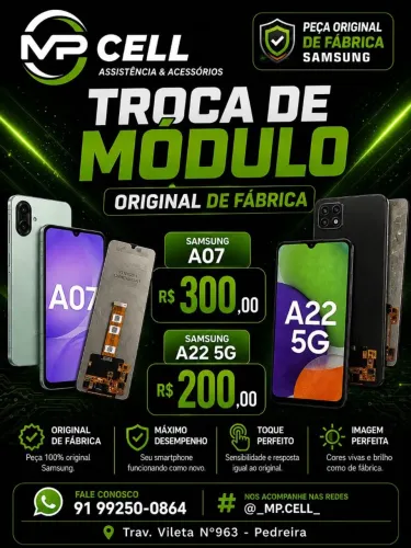 Telas Originais de Fábrica - Samsung