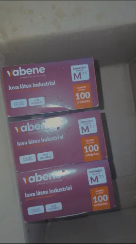 Luvas látex com pó. M