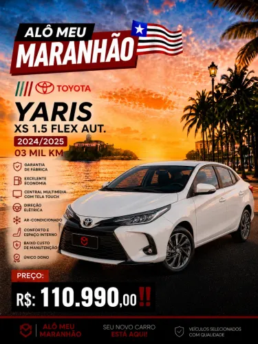 Toyota Yaris XS Sedan 1.5 Flex 16V 4P Aut. 2025