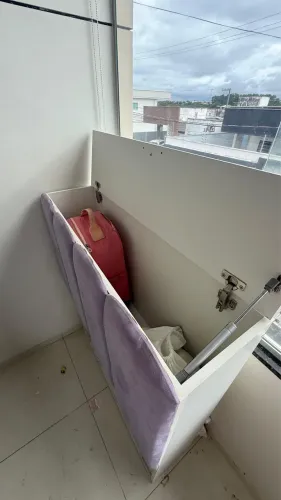 Cabeceira de cama de solteiro em MDF