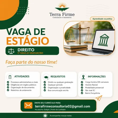 Estágio Direito ou Administração 