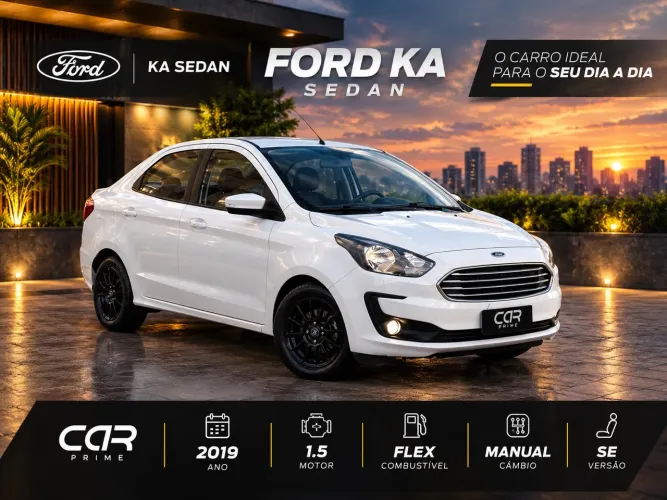 Ford KA 1.5 Sedan SE 12V Flex 4P Mec. 2019
