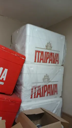 Caixa termica de isopor